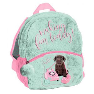 Plecak Paso Studio Pets plusz Pies zielony plusz